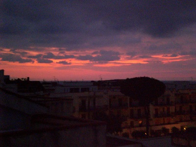 Sunrise at Giardini-Naxos.